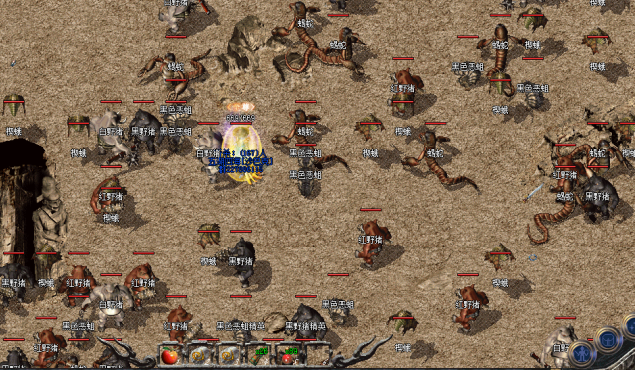 <b>地图怪物游戏以晋级爆装攻沙三大中心玩法为柱石</b>